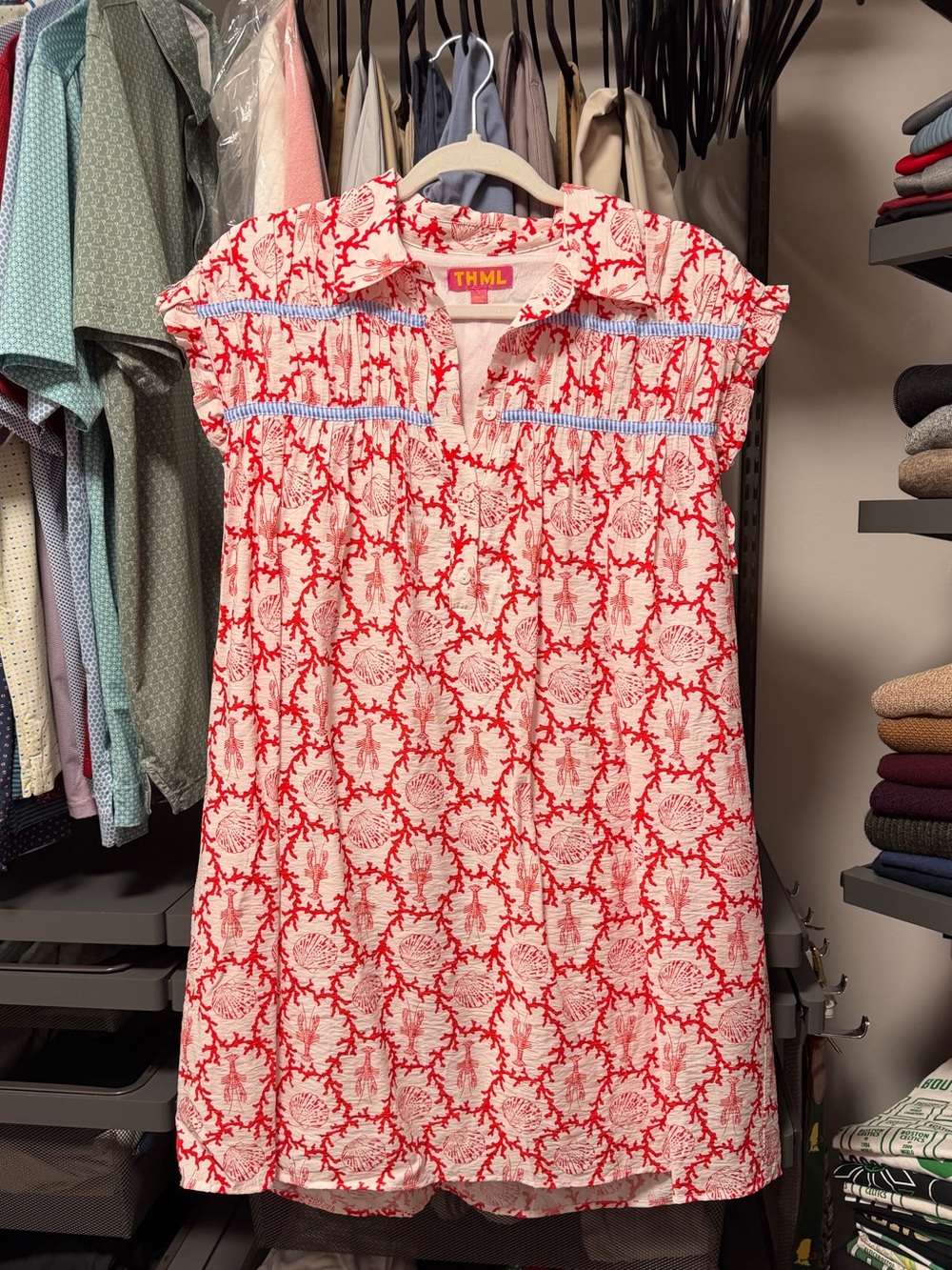 THML lobster dress size small